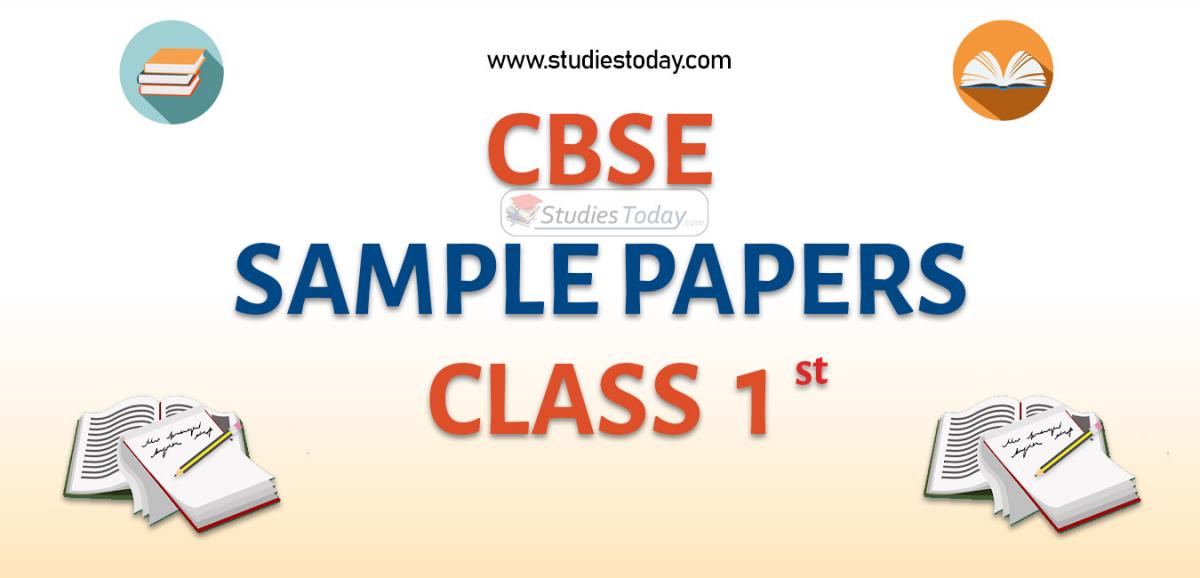 CBSE Sample Paper Class 1 Solved Pdf Download